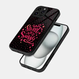 macmerise Typography Printed iPhone 16 Pro Max Bumper Case Mobile Accessories-40