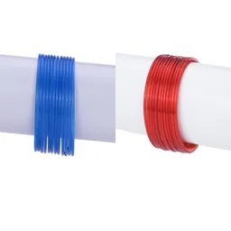 SOMIL Blue Alloy Bangle-image-96