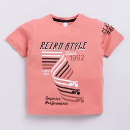 Ginie Boys Typography Printed T-shirt-image-74