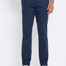 BEN SHERMAN Men Mid Rise Slim Fit Chinos-image-45