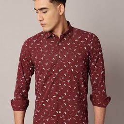 TQS Men Floral Opaque Printed Casual Shirt-image-37