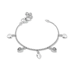 Raajraani Rhodium-Plated Anklet image 2