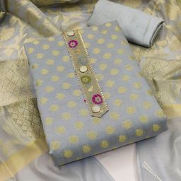 SAINOOR Semi-Stitched Dress Material-picture-16