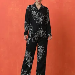 Jaipur Kurti Floral Printed Shirt With Trousers-picture-10