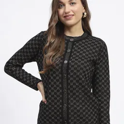 Madame Women Printed Cardigan-image-21