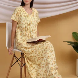 Sweet Dreams Printed Maxi Nightdress-image-50