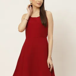 Moda Rapido Georgette A-Line Mini Dress-picture-48