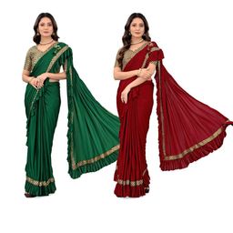 HARIOM FASHION Embellished Saree-image-74