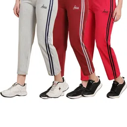 FIT N FAME Women Pack of 3 Cotton Pyjamas-image-43