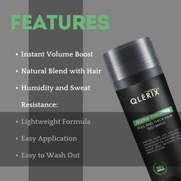 QLERIX Set Of 2 Full & Thicker Hair Fiber Powder - 25 g Each image 2