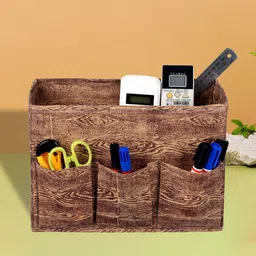 Kuber Industries Brown Regular Desk Organiser image 4