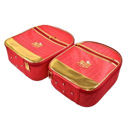 Ajabh Red Set of 2 Regular Makeup Organiser Organisers image 5