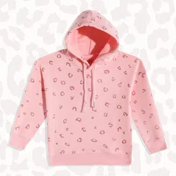 White Snow Girls Pink Sweatshirt-image-12