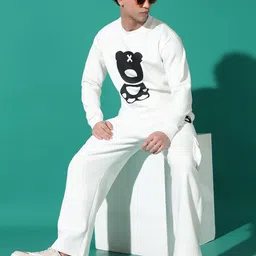 GRIFFEL Men Graphic Printed Sweatshirt image 2