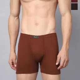 VIMAL JONNEY Pack Of 3 Cotton Assorted Trunks MAGIC__BLUE__I__03-picture-43