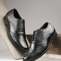 Mactree Men Formal Leather Oxfords-image-78