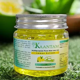 Kaantam Multipurpose Pure Aloe Vera Gel With Lemon Extract - 100 g-14