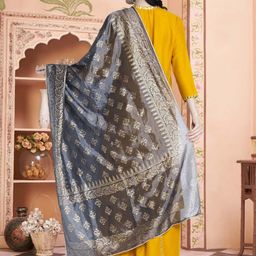 Moda Rapido Ethnic Motifs Printed Block Print Dupatta With Gotta Patti image 2