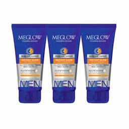 MEGLOW Set Of 3 Men Instant Glow Face Wash 70G Each-6