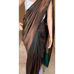Areca Designer Woven Design Zari Pure Silk Banarasi Saree-image-14