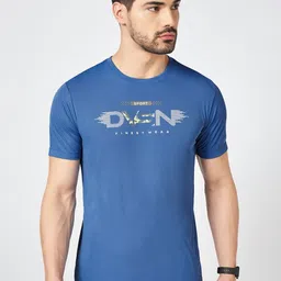 Ajile by Pantaloons Men Typography Printed Round Neck Slim Fit T-shirt-image-76