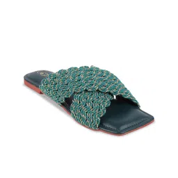 Catwalk Women Embellished Open Toe Flats-image-89