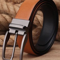 Killer Men Reversible Textured Belt With Tang Closure-1