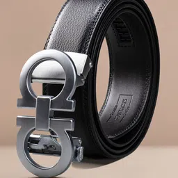 CONTACTS Men Leather Belt-image-80