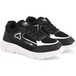 COGS Women Black & White Lace-Ups Everyday Sneakers-19