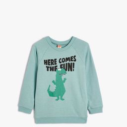 Koton Boys Typography Printed Sweatshirt-picture-12