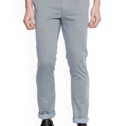 Basics Men Printed Comfort Trousers-image-8