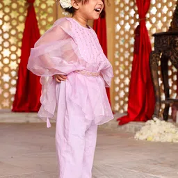 Thread & Button Girls Sunshine Sequin Kaftan Set image 2