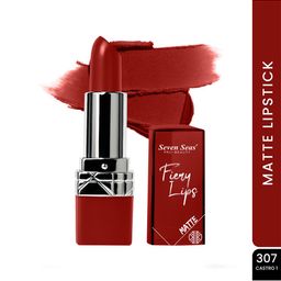 Seven Seas Fiery Lips Matte Lipstick - 3.5 g - Castro 1-307-picture-45