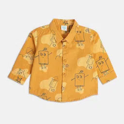 MINI KLUB Boys Opaque Printed Casual Shirt-image-94