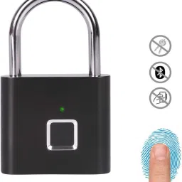 Pamidhar Keyless Rechargeable Fingerprint Padlock Rechargeable Keyless Anti-theft Security Smart Door Lock-25
