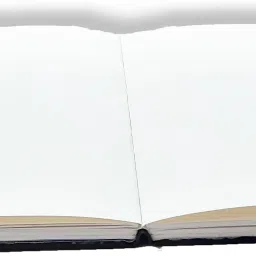 lrs Sketch Book A5 Size - Black Cover with Elastic Strap - 48 Sheets (96 Pages) 160 GSM Natural Cartridge Paper - Completely Handmade Sketch Pad image 3