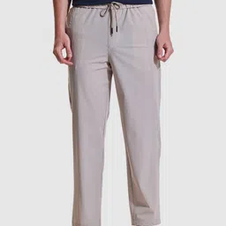 Snitch Men Beige Regular Fit Trouser-image-36