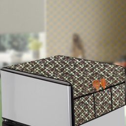 The Furnishing Tree Yellow Plastic Refrigerator Cover-image-110