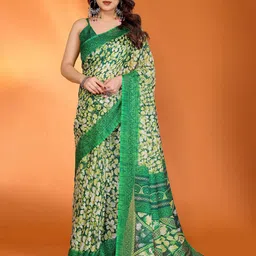 CATCHY FOREVER Floral PrintedDesigner Kota Saree-image-80