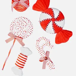 Little Surprise Box LLP Set Of 5 Candyland Themed Christmas Tree Ornaments-image-30