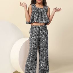 FASHION DREAM Printed Top with Trousers-picture-0