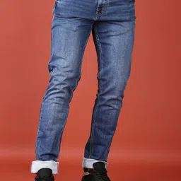 V-Mart Men Light Fade Stretchable Jeans-image-99