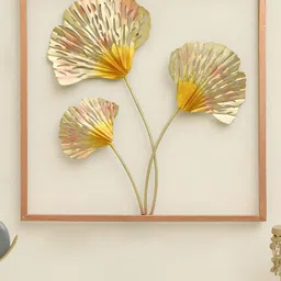 vedas Gold Toned Textured Wall Decor-image-25