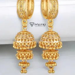 VIVASTRI Gold-Toned Alloy Earrings-19