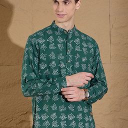 DENNISON Men Floral Printed Floral Kurta-32