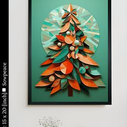 SOWPEACE Green & Pink 1 Piece Canvas Abstract Wall Photographs-image-56