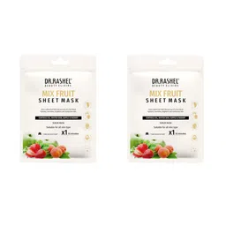 DR.RASHEL Set Of 2 Mix Fruit Sheet Mask With Serum - 20 g Each-45
