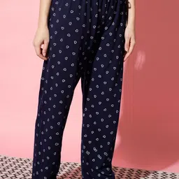 FIT N FAME Women Printed Cotton Pyjamas-image-46