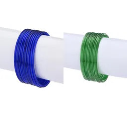 1ST TIME Set Of 24 Blue Alloy Bangles-picture-32