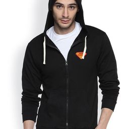 Campus Sutra Black Hooded Sweatshirt-picture-43